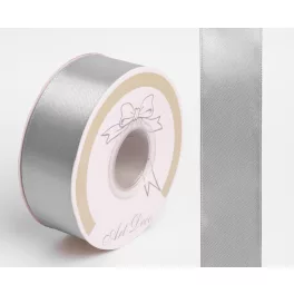 Szatén Szalag 2,5 cm Széles 25 méter Ezüst