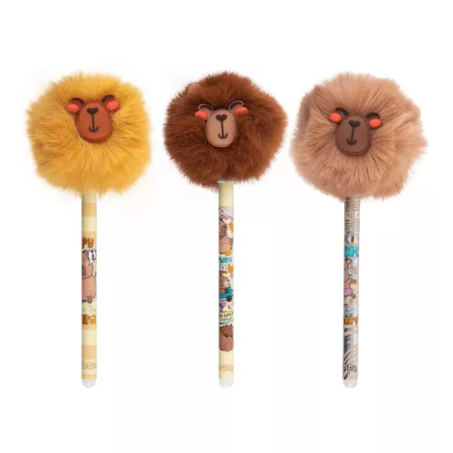 Colorino Golyóstoll Radírozható Capybara Pom Pom Vegyes Minta