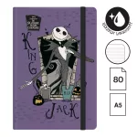 Colorino Notesz Gumis A/5 Vonalas 80 Lapos Tim Burton Lila