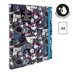 Colorino Füzetbox A/4 30 mm Gumis Tim Burton Fekete