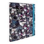 Colorino Füzetbox A/4 30 mm Gumis Tim Burton Fekete