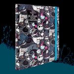 Colorino Füzetbox A/4 30 mm Gumis Tim Burton Fekete