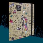 Colorino Füzetbox A/4 30 mm Gumis Tim Burton Bézs