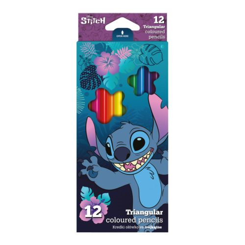 Colorino Színes Ceruza 12 Szín/Készlet Stitch