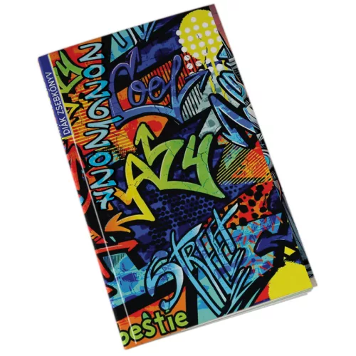 Realsytem Diák Zsebkönyv 21x13 cm 2026-2027 Graffiti