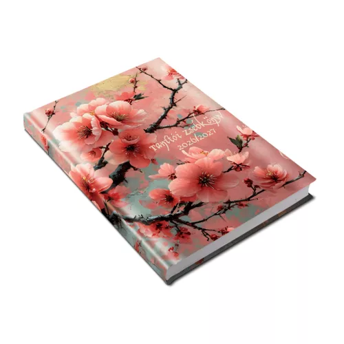 Realsytem Tanítói Zsebkönyv A/5 2026-2027 Cseresznyevirág