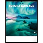 Realsystem Falinaptár 30x34 cm Aurora Borealis 2026