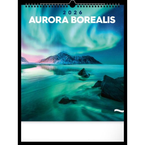 Realsystem Falinaptár 30x34 cm Aurora Borealis 2026