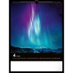 Realsystem Falinaptár 30x34 cm Aurora Borealis 2026