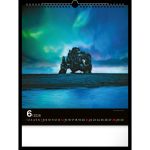 Realsystem Falinaptár 30x34 cm Aurora Borealis 2026