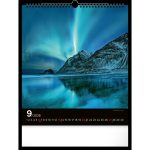 Realsystem Falinaptár 30x34 cm Aurora Borealis 2026