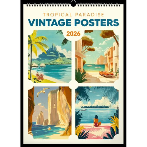 Realsystem Falinaptár 33x46 cm Tropical Paradise 2026