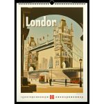 Realsystem Falinaptár 33x46 cm World Cities 2026