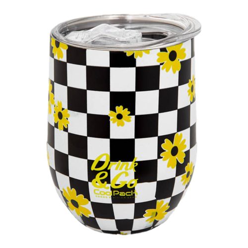 CoolPack Thermo Pohár 350 ml Duplafalú Chess Flow