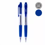 Spoko S0112 Golyóstoll 0,5 mm Kék Tinta Átlátszó Tolltest