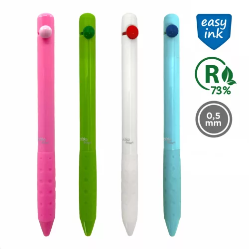 Spoko Bubbles Golyóstoll 0,5 mm Kék Tinta Easy Ink Vegyes Színek