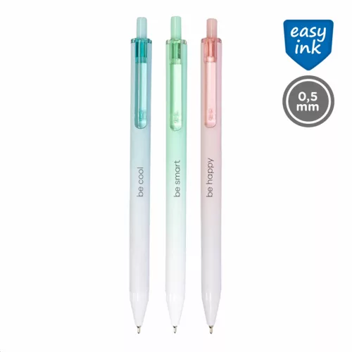 Spoko Be In Golyóstoll 0,5 mm Kék Easy Ink Vegyes Színek
