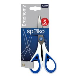 Spoko Irodai Olló Ergonomy 16,5 cm Kék-Fehér