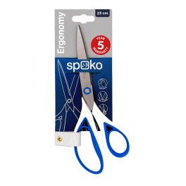 Spoko Irodai Olló Ergonomy 23 cm Kék-Fehér