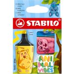Stabilo Boss Mini Szövegkiemelő Készlet 3 Darab/Készlet Animal Vibes