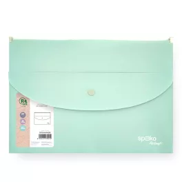   Spoko ReLeaf Irattartó Tasak A/4 Cipzáras Patentos Menta Zöld