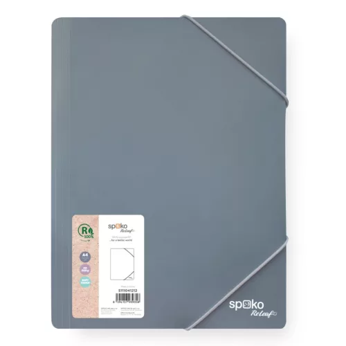 Spoko ReLeaf Gumis Mappa A/4 SoftTouch Szürke