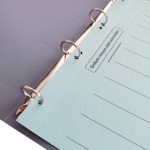 Spoko ReLeaf Gyűrűskönyv A/4 4 Gyűrűs 35 mm SoftTouch Szürke