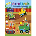 Napraforgó Könyvek Könyv Matricás Járművek Teherautók És Munkagépek