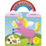 Napraforgó Könyvek Könyv Unikornisok Színezd Ki És Ragaszd Be Matricákkal 1.