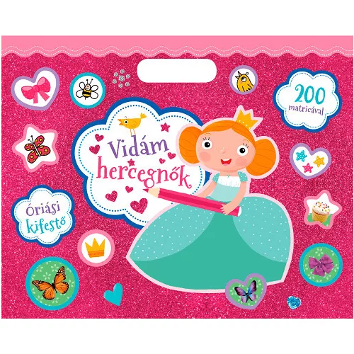 Napraforgó Könyvek Könyv Óriási Kifestő Vidám Hercegnők