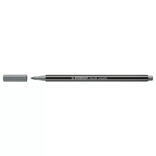 Stabilo Pen 68 Metallic Filctoll Ezüst