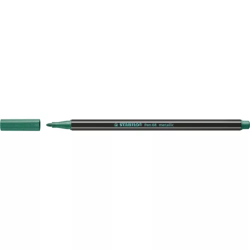 Stabilo Pen 68 Metallic Ecsetfilc Metallic Green