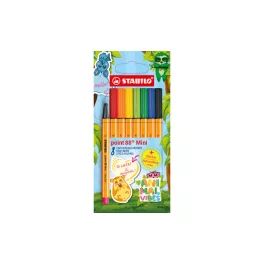   Stabilo Point 88 Mini Tűfilc Készlet 8 Darab/Készlet Animal Vibes