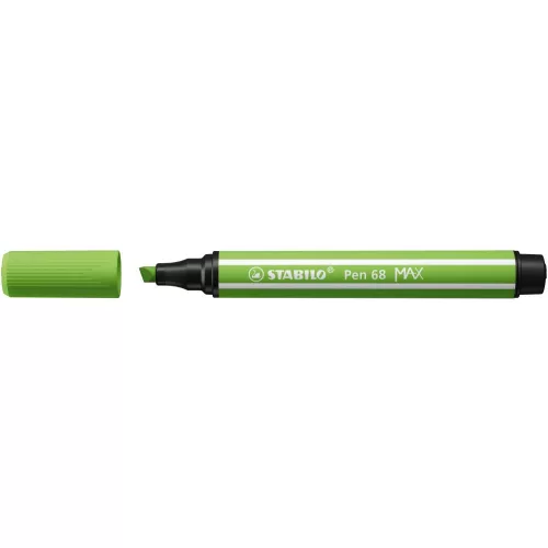 Stabilo Pen 68 Max Prémium Filctoll Vágott Hegyű Világos Zöld