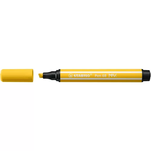 Stabilo Pen 68 Max Prémium Filctoll Vágott Hegyű Sárga