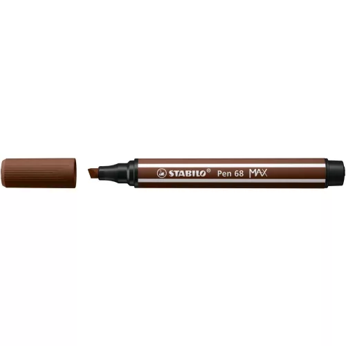 Stabilo Pen 68 Max Prémium Filctoll Vágott Hegyű Barna