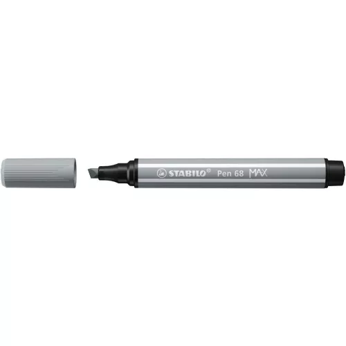 Stabilo Pen 68 Max Prémium Filctoll Vágott Hegyű Középszürke