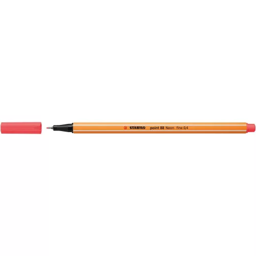 Stabilo Point 88 Tűfilc Fluo Red