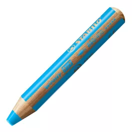   Stabilo Woody 3 in 1 Színes Ceruza Zsírkréta Akvarell Ceruza Cyankék