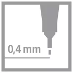 Stabilo Point 88 Tűfilc Zöld
