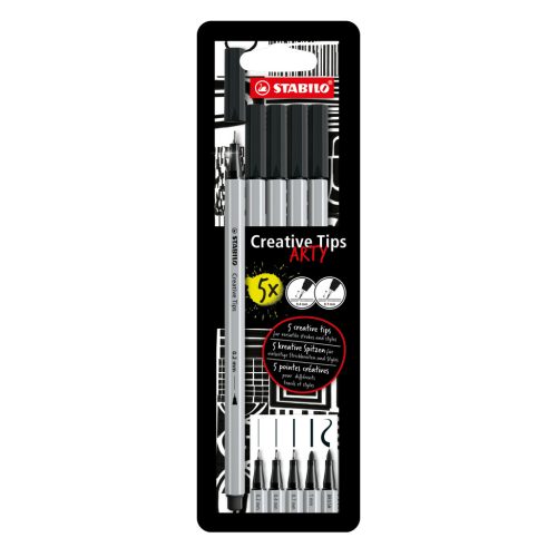 Stabilo Creative Tips Arty Black 5 Darab/Készlet