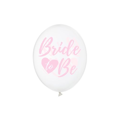 Lufi 30 cm 6 Darab/Csomag Bride To Be Átlátszó