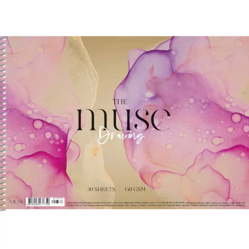 Shkolyaryk Spirálos Vázlatfüzet A/4 150 g 30 Lapos Drawing Muse