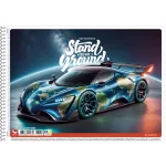 Shkolyaryk Spirálos Vázlatfüzet A/4 120 g 30 Lapos Stand Your Ground Vegyes Mintákban