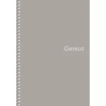 Shkolyaryk Spirálfüzet A/5 80 Lapos Négyzetrácsos PP Borító Genius Vegyes Minták