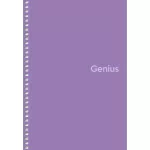Shkolyaryk Spirálfüzet A/5 80 Lapos Négyzetrácsos PP Borító Genius Vegyes Minták