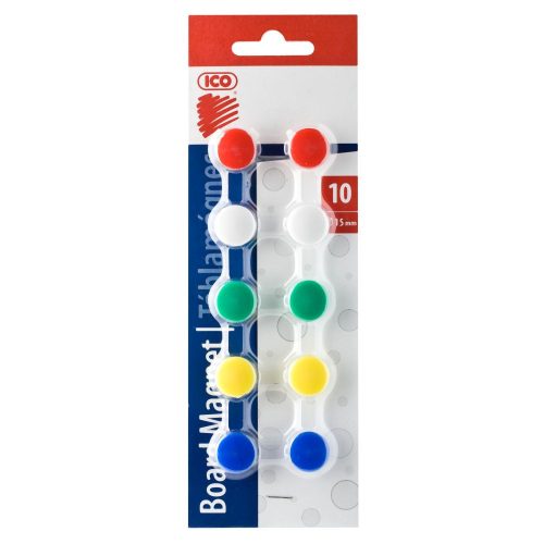 Táblamágnes 1,5cm-es 10db/cs 5 szín jy-15