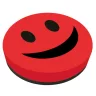  OfficeArt Táblatörlő Szivacs Smile Minta 9 Cm Átmérő Vegyes Színek Mágneses Kör Alakú Filc Borítású