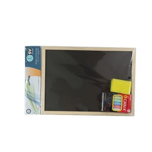   SchoolArt Krétatábla Szett 29x21cm Fakeretes 6 Darab Krétával Törlőszivaccsal