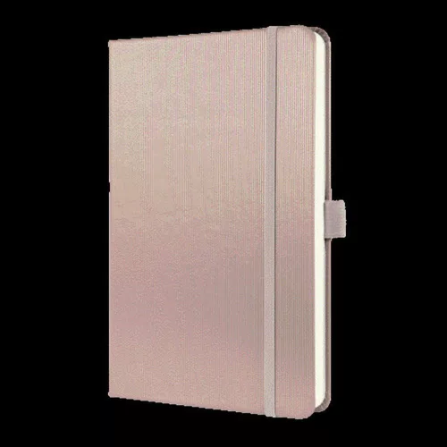 Sigel Füzet A/5 97 Lapos Vonalas Keményfedeles Conceptum Pink Metál